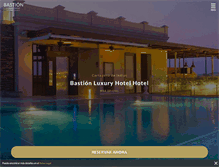 Tablet Screenshot of bastionluxuryhotel.com